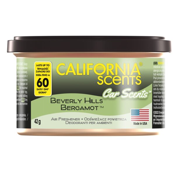CALIFORNIA SCENTS Beverly Hills Bergamot - Puszka zapachowa 42 g