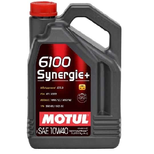 6100 Synergie 5l Alti Group Motul 6100 Synergie+ 10W40 Olej do silników benzynowych oraz Diesla 5 L