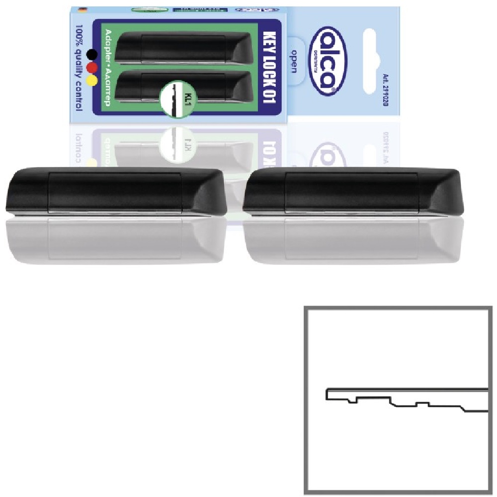 ALCA Adapter wycieraczki Key Lock 01 KL1 2 szt Hurtownia Sklep Tarnow ALCA Adapter wycieraczki Key Lock 01 KL1 2 szt.