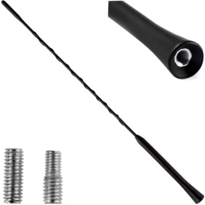 AMIO Antena bat maszt 41 cm adapter średnica gwintu 5 lub 6 mm
