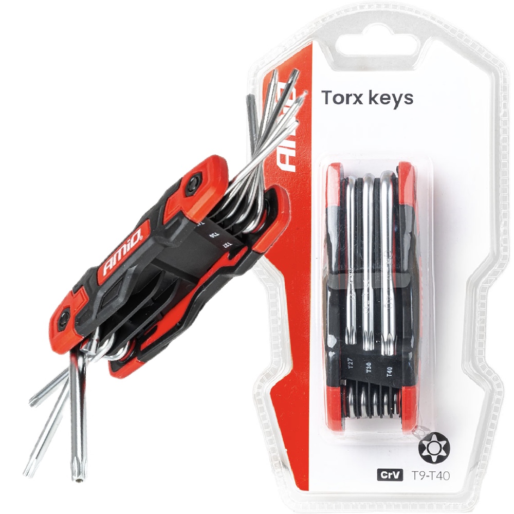 AMIO Klucze TORX skladane scyzoryk Hurtownia Sklep Tarnow AMIO Klucze TORX składane