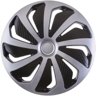 Kołpaki 15” WIND Czarno-srebrne 4szt.