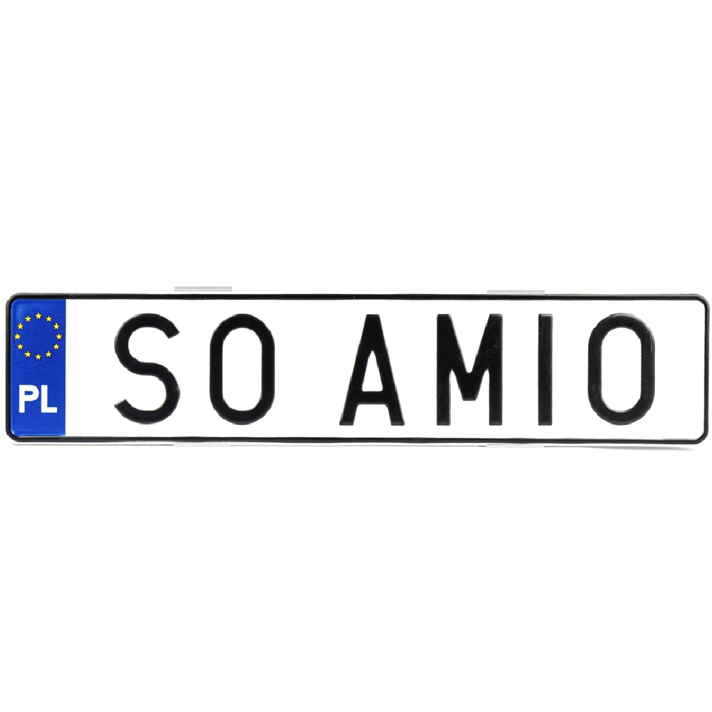 AMIO Mocowanie tablicy rejestracyjnej bezramkowe bezbarwne przezroczyste Hurtownia Sklep Tarnow AMIO Uchwyt bezramkowy do mocowana tablicy rejestracyjnej przezroczysty 2 szt. - obrazek 2