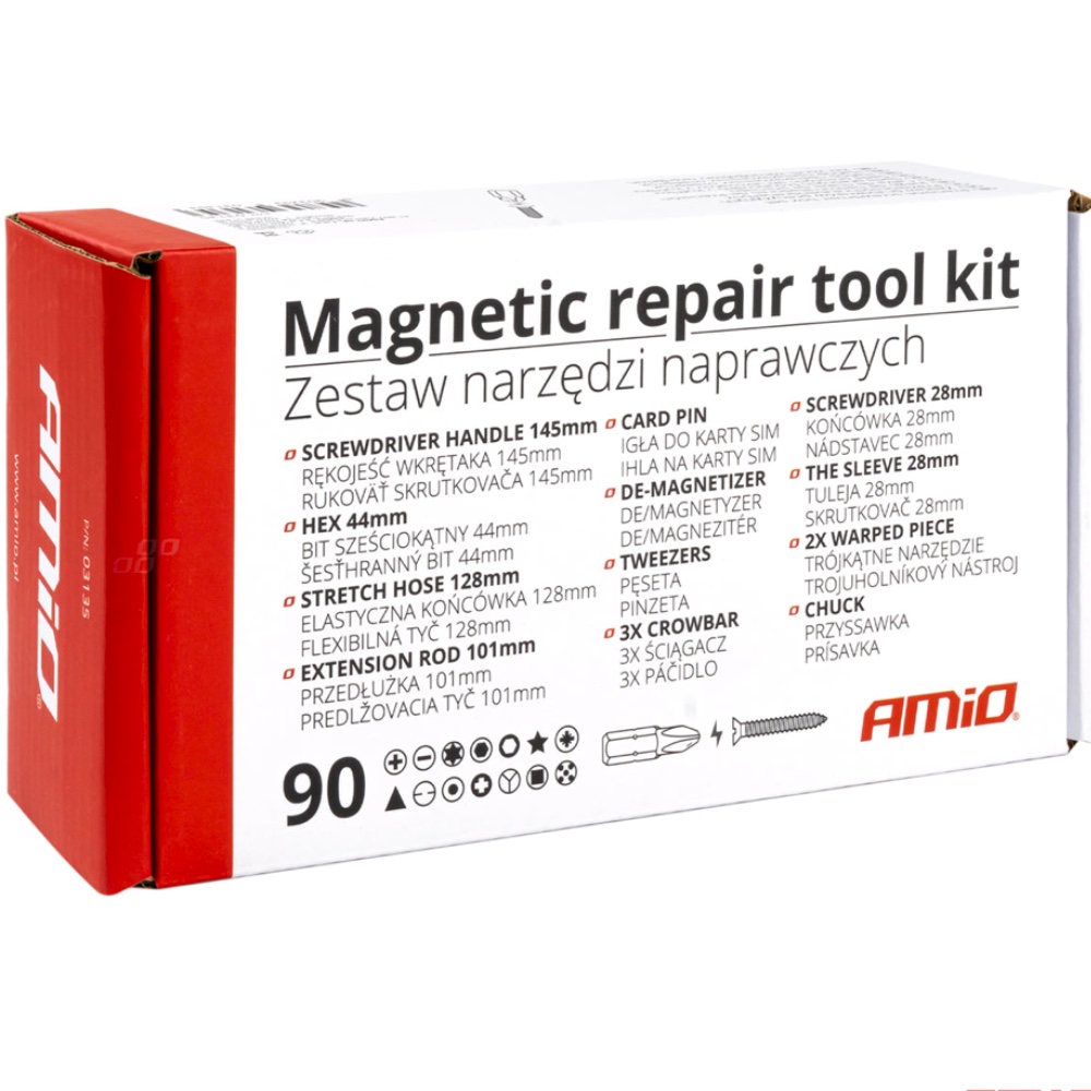 AMIO Wkretaki precyzyjne w walizce 115 el. Zestaw srubokrety torxy bity wkretaki Hurtownia Sklep Tarnow AMIO Wkrętaki precyzyjne w walizce 115 el. Zestaw śrubokręty torxy bity wkrętaki