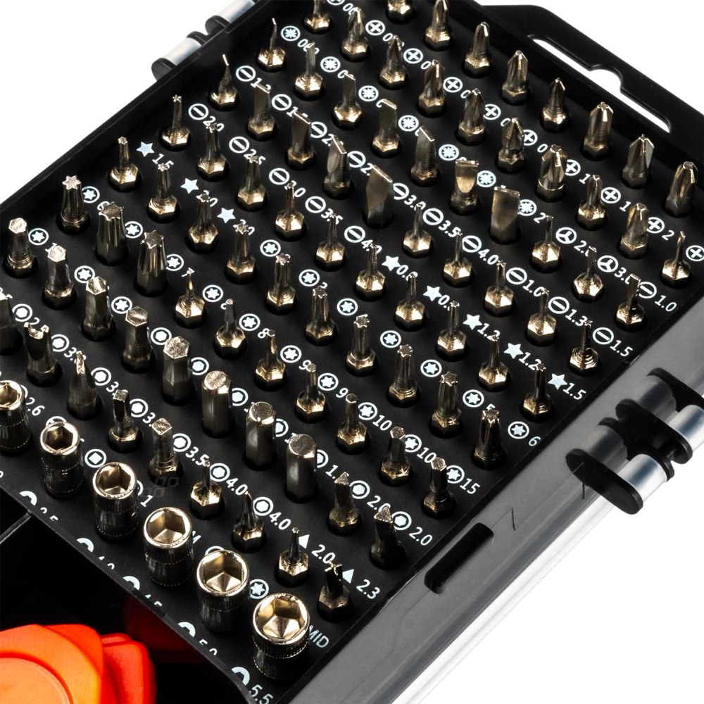 AMIO Wkretaki precyzyjne w walizce Zestaw srubokrety torxy bity wkretaki Hurtownia Sklep Tarnow AMIO Wkrętaki precyzyjne w walizce 115 el. Zestaw śrubokręty torxy bity wkrętaki - obrazek 3