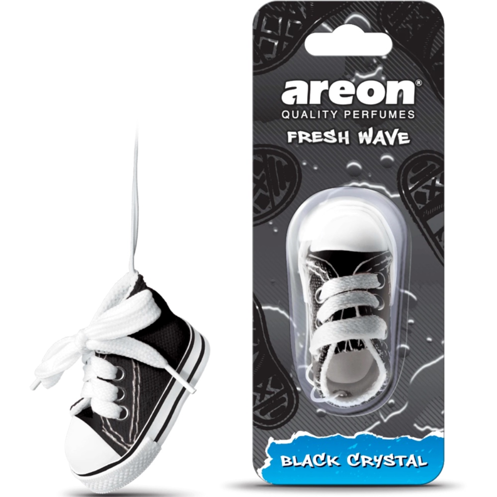 AREON Fresh Wave Zawieszka Zapachowa 22Bucik22 Black Crystal Hurtownia Sklep Tarnow AREON Fresh Wave Zawieszka Zapachowa "Bucik" Black Crystal