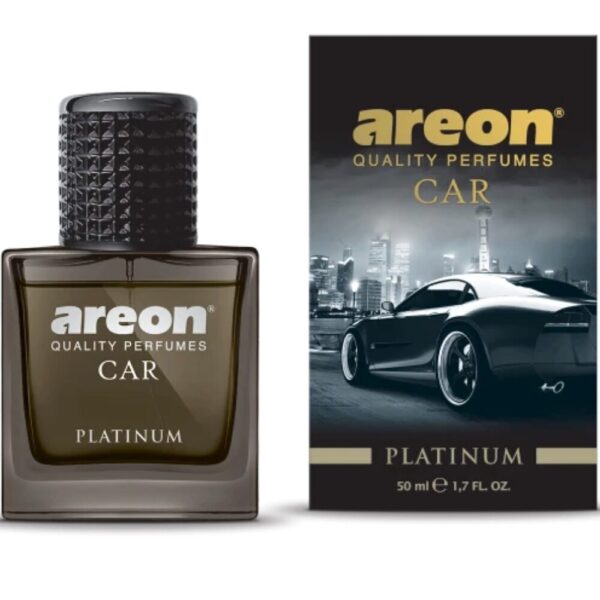 AREON Perfumy samochodowe 50 ml „PLATINUM” Świeże nuty zapachowe