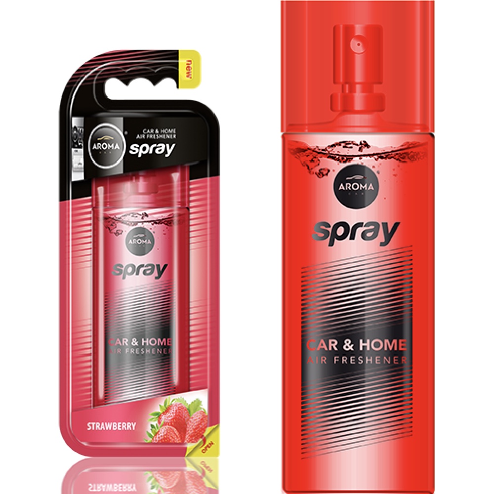 AROMA Pump Spray STRAWBERRY 50ml perfumy samochodowe
