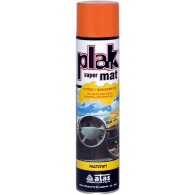ATAS Plak Super MAT Pomarańcza 600 ml Czyści i konserwuje kokpit