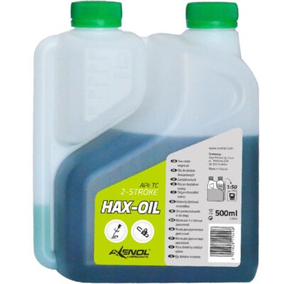 AXENOL Hax-Oil 500ml Półsyntetyczny olej do mieszanki paliwa kosiarek pił pilarek 2T