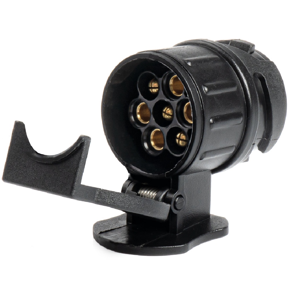 Adapter gniazda przyczepy 137 PIN przejsciowka Hurtownia Sklep Tarnow AMIO Adapter gniazda przyczepy 13/7 PIN przejściówka redukcja - obrazek 2
