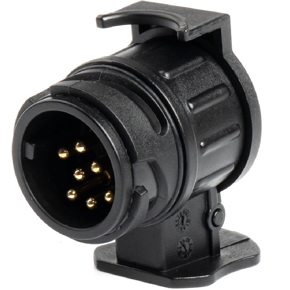 Adapter gniazda przyczepy przejsciowka 137 PIN Hurtownia Sklep Tarnow AMIO Adapter gniazda przyczepy 13/7 PIN przejściówka redukcja