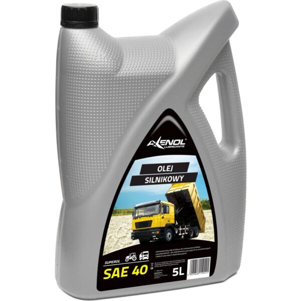 Axenol Superol CB SAE 40 5 L Diesel Olej do silników wysokoprężnych bez turbo-doładowania