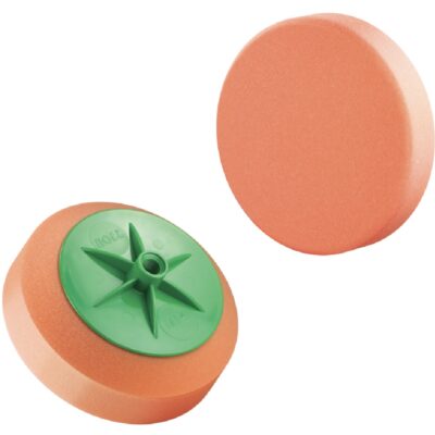 BOLL Gąbka polerska na gwint M14 Ø150mm POMARAŃCZOWA (średnia)