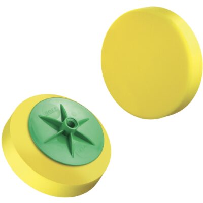 BOLL Gąbka polerska na gwint M14 Ø150mm ŻÓŁTA (średnio-miękka)