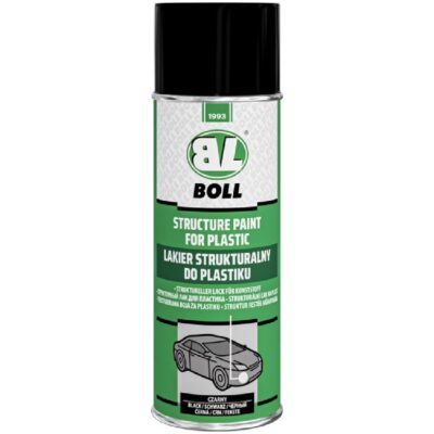 BOLL Lakier strukturalny do plastiku czarny 400ml spray