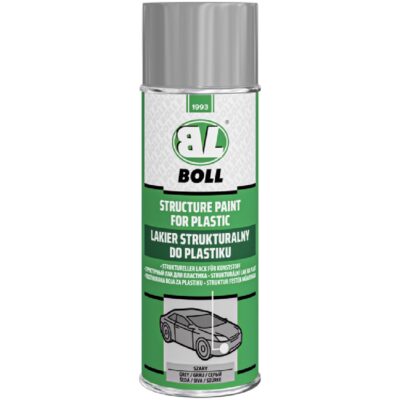 BOLL Lakier strukturalny do plastiku szary 400ml spray