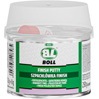 BOLL Szpachlówka wykończeniowa FINISH 0,25kg (szpachlówka 242g + utwardzacz 8g)