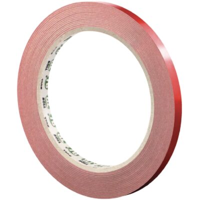 BOLL Taśma akrylowa dwustronnie klejąca 6mm 5m czerwona wzmocniona