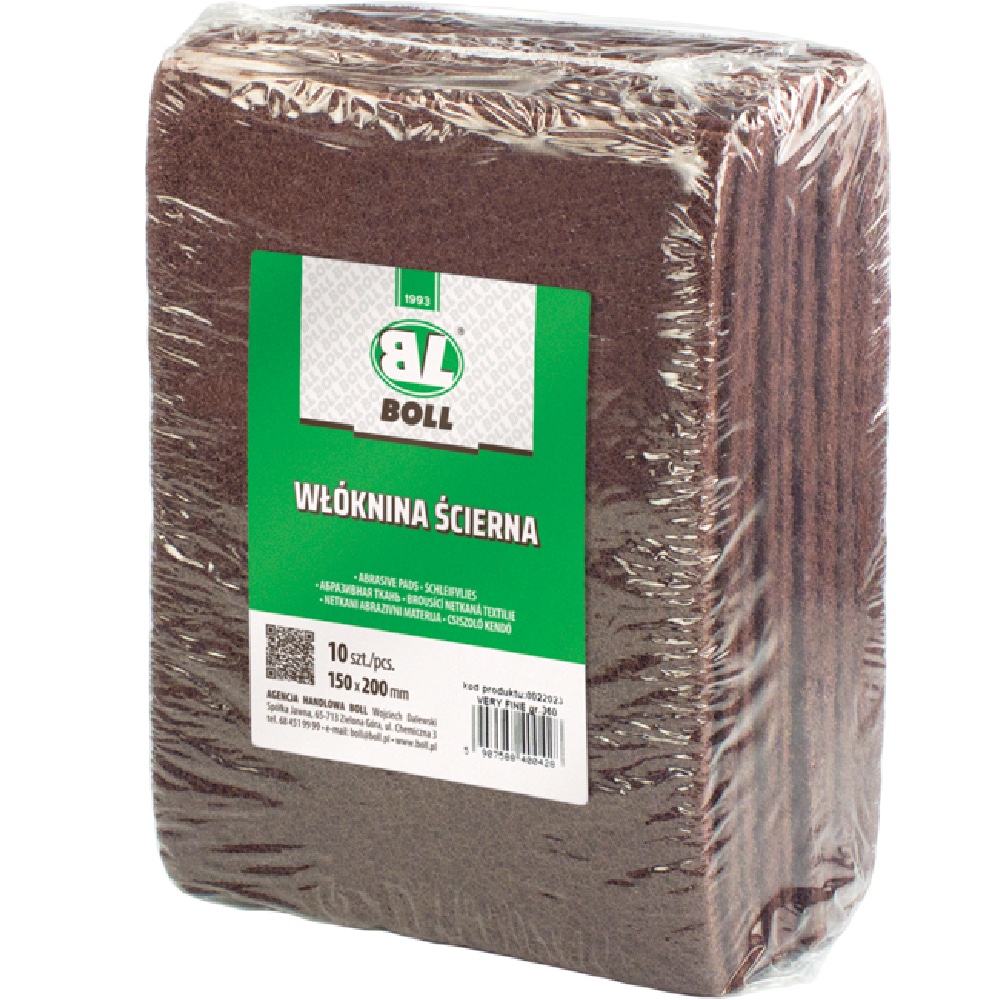 BOLL Wloknina scierna granulacja 360 bordowa VERY FINE 1szt Hurtownia Sklep Tarnow BOLL Włóknina ścierna granulacja 360 bordowa VERY FINE 1szt.