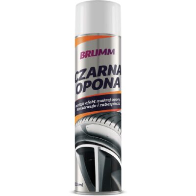 BRUMM Czarna opona 600ml Czernidło do opon w sprayu