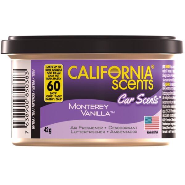 CALIFORNIA SCENTS Monterey Vanilla Puszka zapachowa 42g