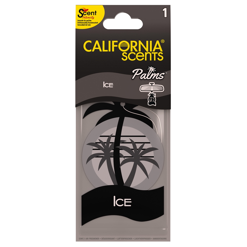 CALIFORNIA SCENTS PALMY Ice Zawieszka papierowa Hurtownia Sklep Tarnow CALIFORNIA SCENTS PALMY Ice - Zawieszka zapachowa