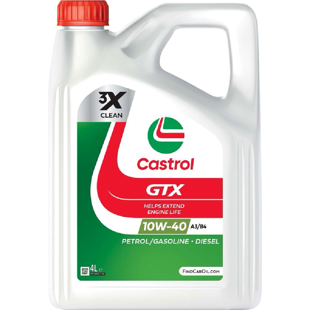 CASTROL GTX 10W40 4L Olej silnikowy Hurtownia Sklep Tarnow CASTROL GTX 10W40 A3/B4 4L Olej silnikowy