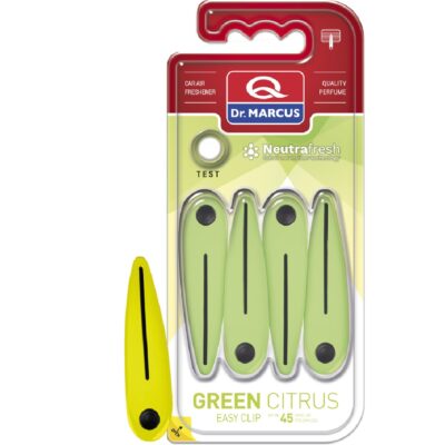 Dr.Marcus EASY CLIP Green Citrus Zapach samochodowy 4 szt.