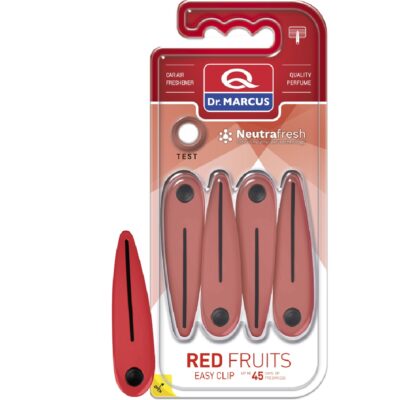 Dr.Marcus EASY CLIP Red Fruits Zapach samochodowy 4 szt.
