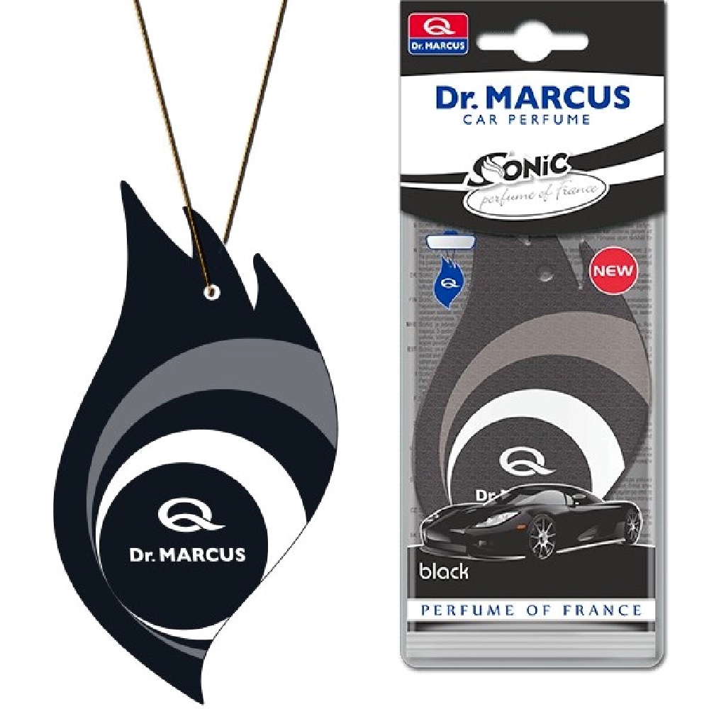 DR MARCUS Sonic Black Zawieszka zapachowa do samochodu