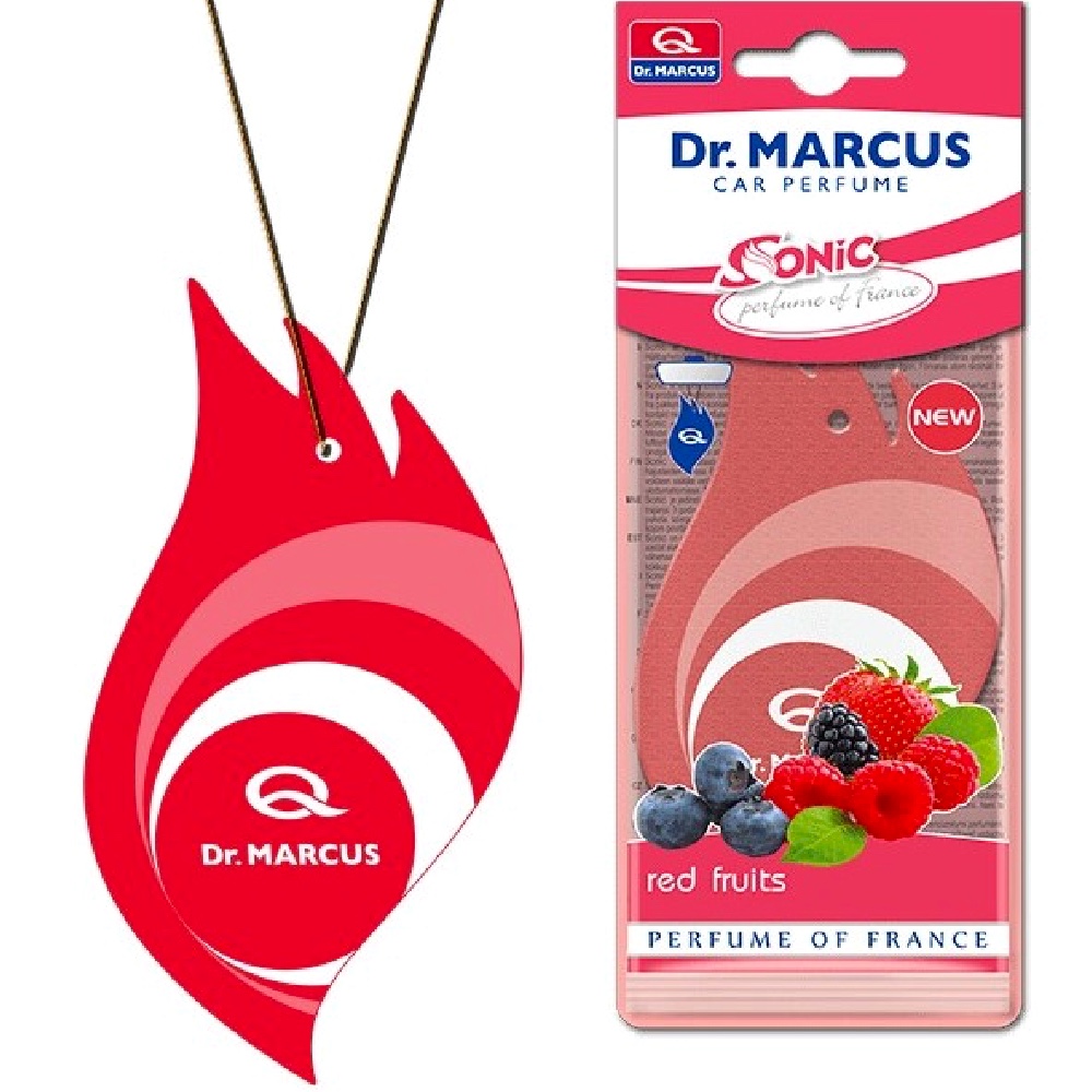 DR MARCUS Sonic Red Fruits Zawieszka zapachowa do samochodu