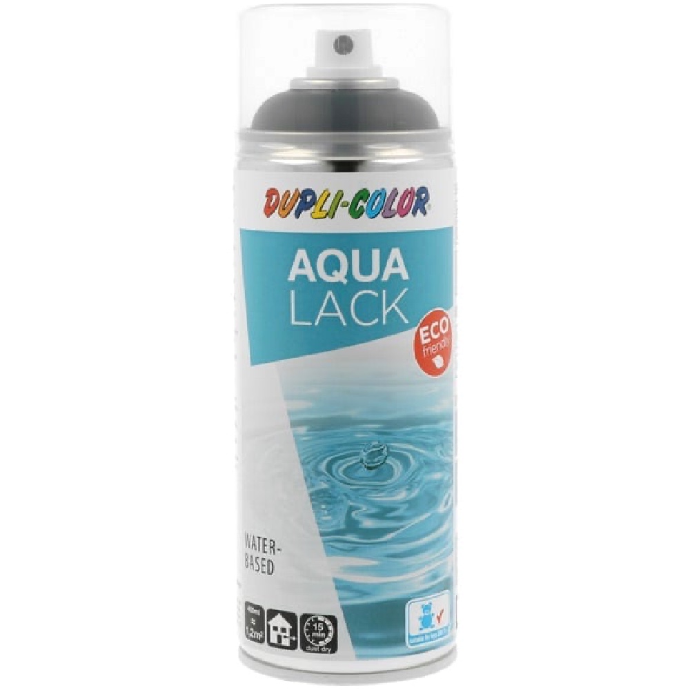 DUPLI-COLOR Aqua RAL 9005 MAT Lakier wodny czarny 350ml spray