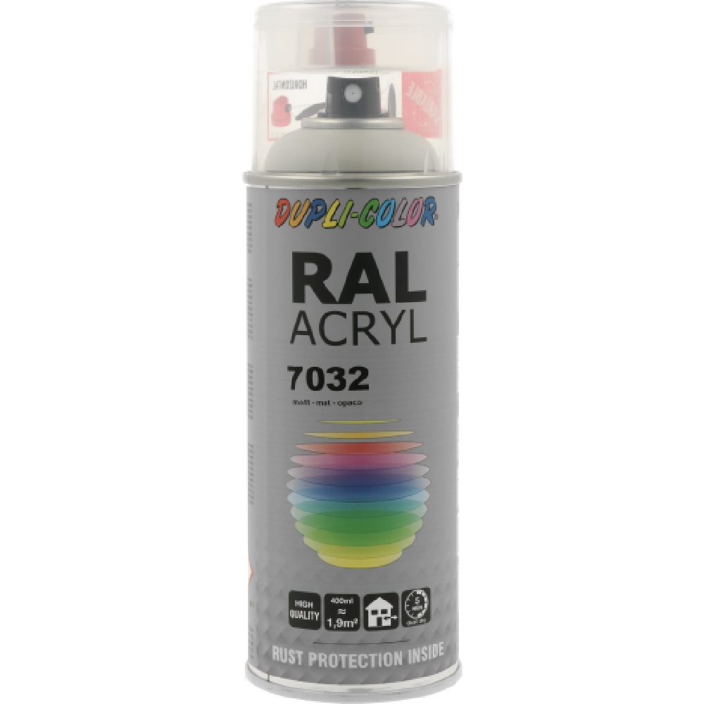 DUPLI-COLOR Lakier akrylowy RAL 7032 mat 400ml spray