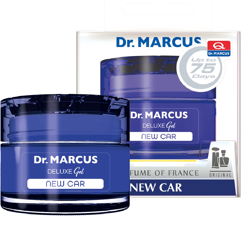 Dr Marcus Senso Deluxe Gel New Car Zapachowy zel w sloiczku Dr. Marcus Senso Deluxe Gel New Car Zapachowy żel w słoiczku