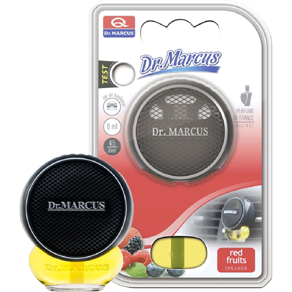 Dr Marcus Speaker 8ml Red Fruits Zapach do kratki nawiewu w ksztalcie glosnika Hurtownia Sklep Tarnow Dr.Marcus Speaker 8ml Red Fruits Zapach do kratki nawiewu w kształcie głośnika