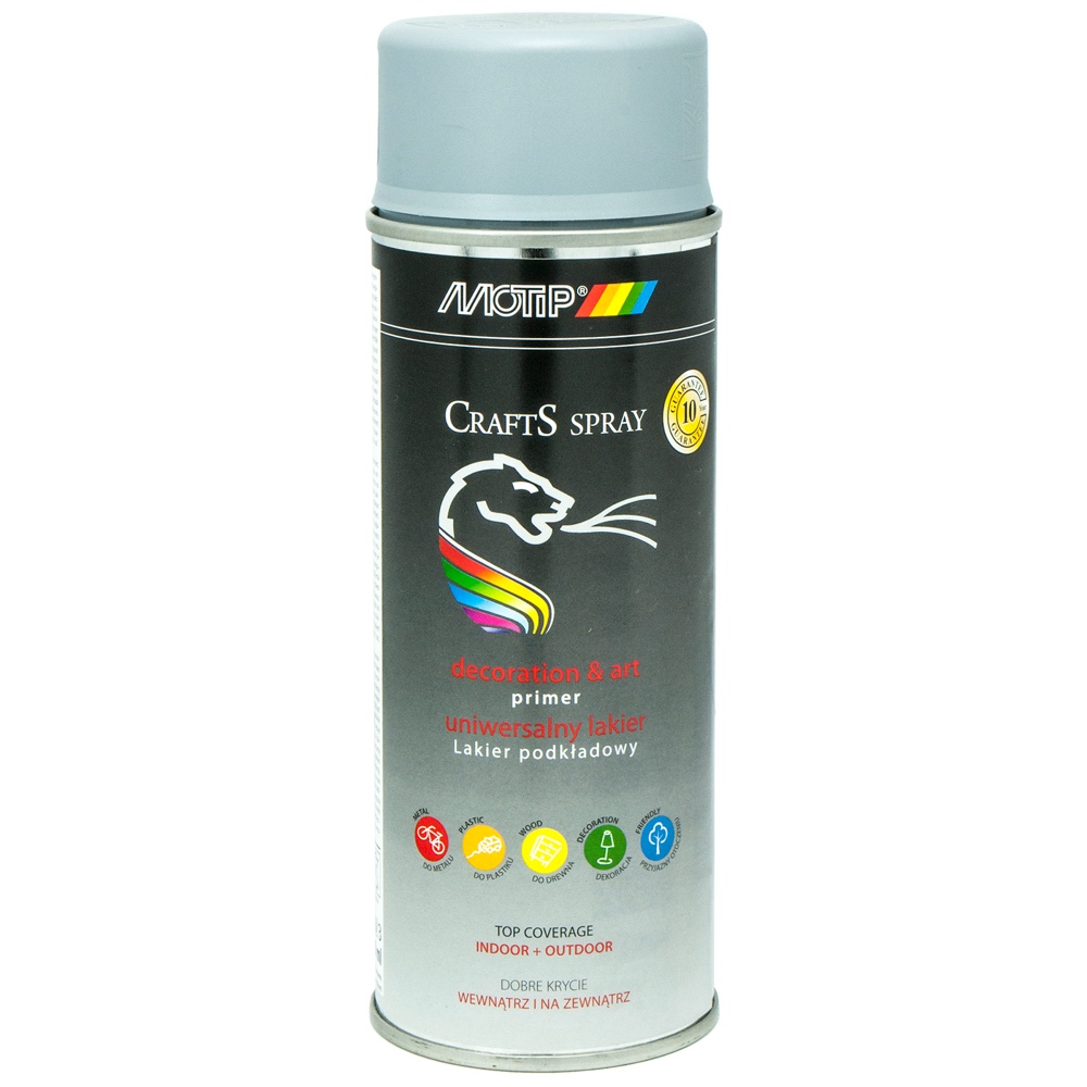 Emalia CRAFTS podklad szary 400 ml spray Hurtownia Sklep Tarnow Emalia CRAFTS podkład szary 400 ml spray