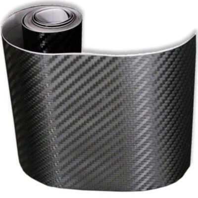 Folia termiczna na progi czarny carbon 3D 11x200 cm
