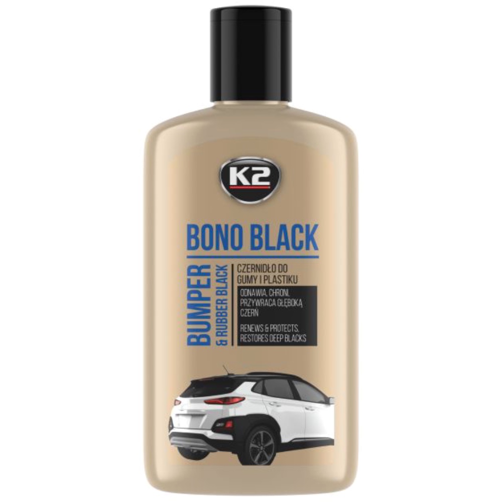 K2 Bono Black Czernidlo do opon zderzakow 250 ml Konserwuje gume plastik hurtownia sklep Tarnow K2 Bono Black Czernidło do opon zderzaków 250 ml Konserwuje gumę plastik