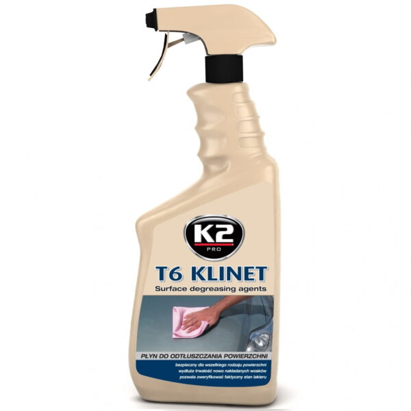 K2 T6 KLINET K2 T6 KLINET - Preparat do odtłuszczania i inspekcji lakieru 770 ml