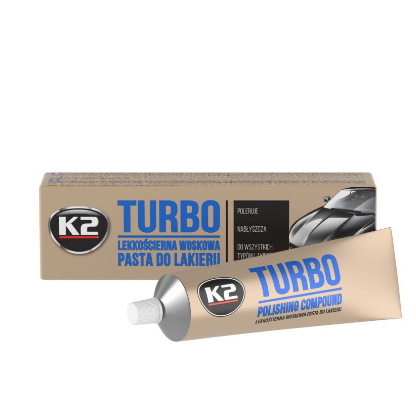K2 TURBO Polishing Compound pasta woskowa lekkoscierna do lakieru K2 TURBO pasta woskowa lekkościerna 120 g