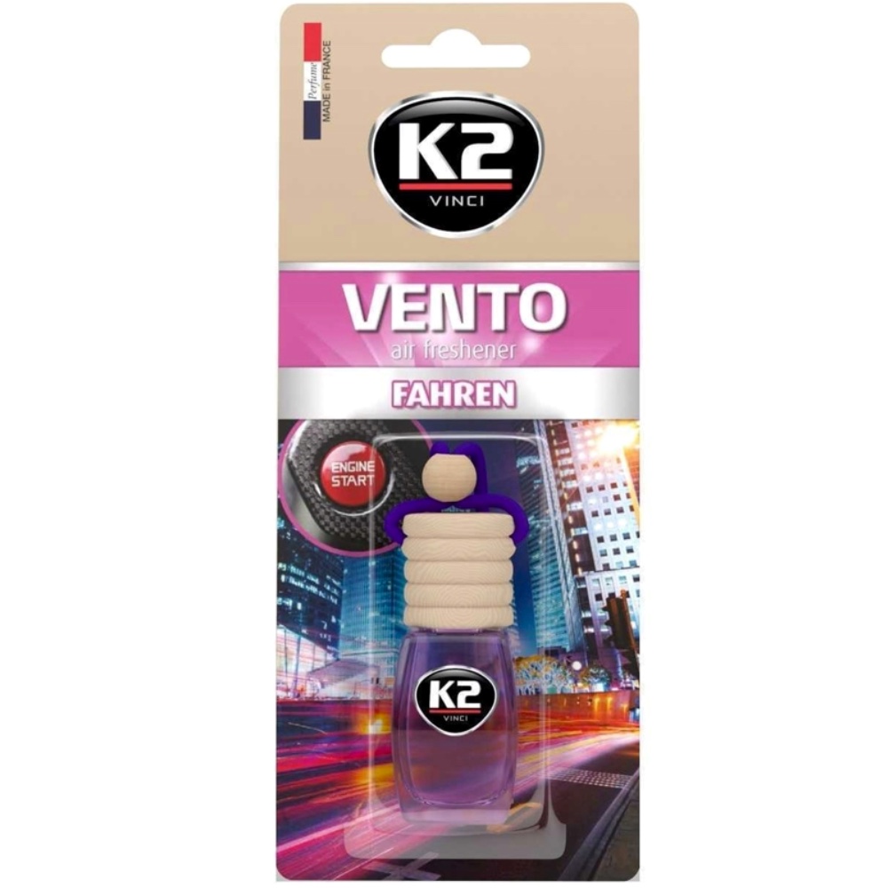 K2 VENTO Fahren Meski zapach drewienko nowego samochodu 8 ml hurtownia sklep Tarnow K2 VENTO Fahren Męski zapach drewienko nowego samochodu 8 ml