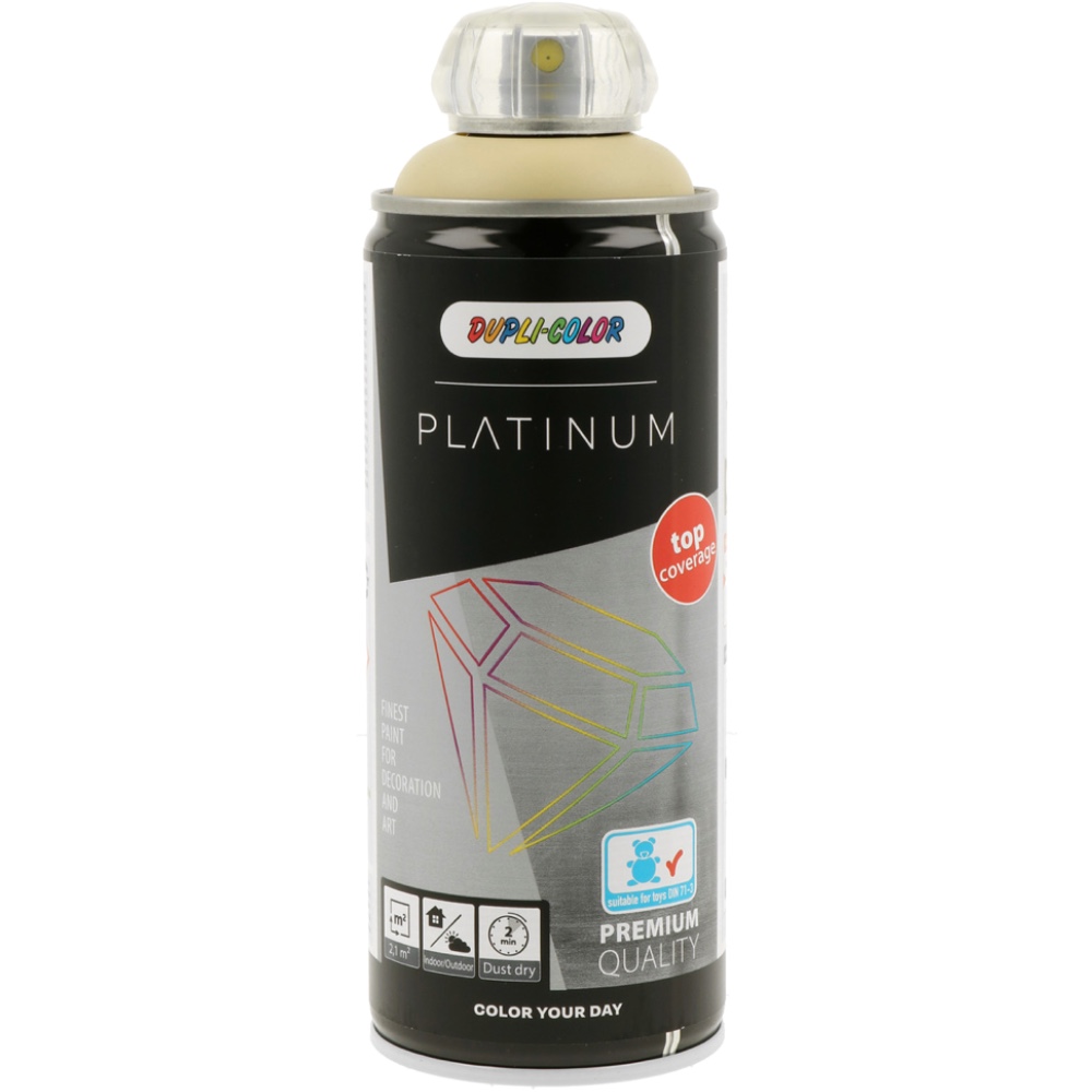 Lakier PLATINUM RAL 1014 400ml kosc sloniowa satyna polmat spray Hurtownia Sklep Tarnow Lakier PLATINUM RAL 1014 400ml kość słoniowa satyna półmat spray
