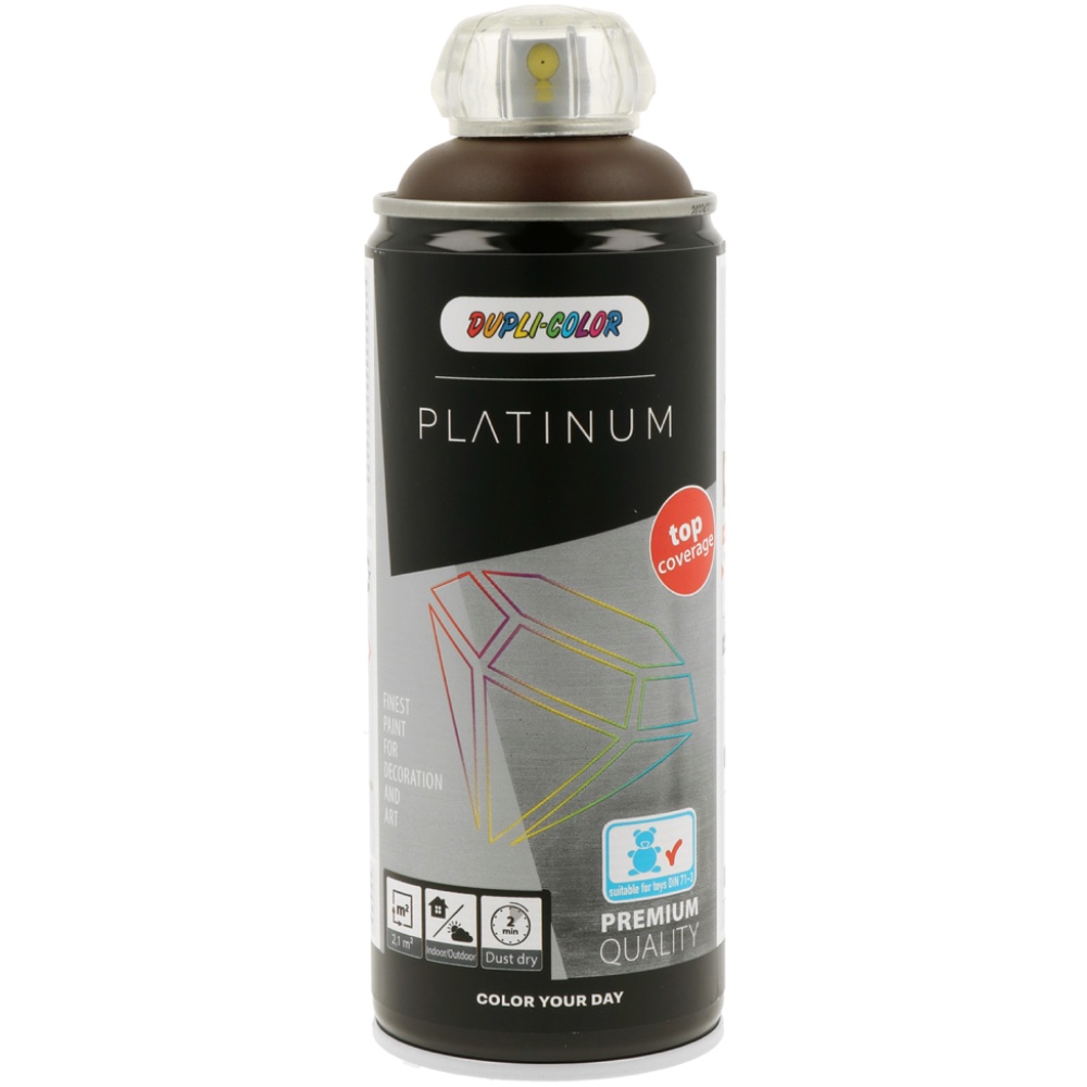 Lakier RAL8017 PLATINUM 400ml polmat spray brazowy czekoladowy Hurtownia Sklep Tarnow Lakier RAL8017 PLATINUM 400ml półmat spray brązowy czekoladowy