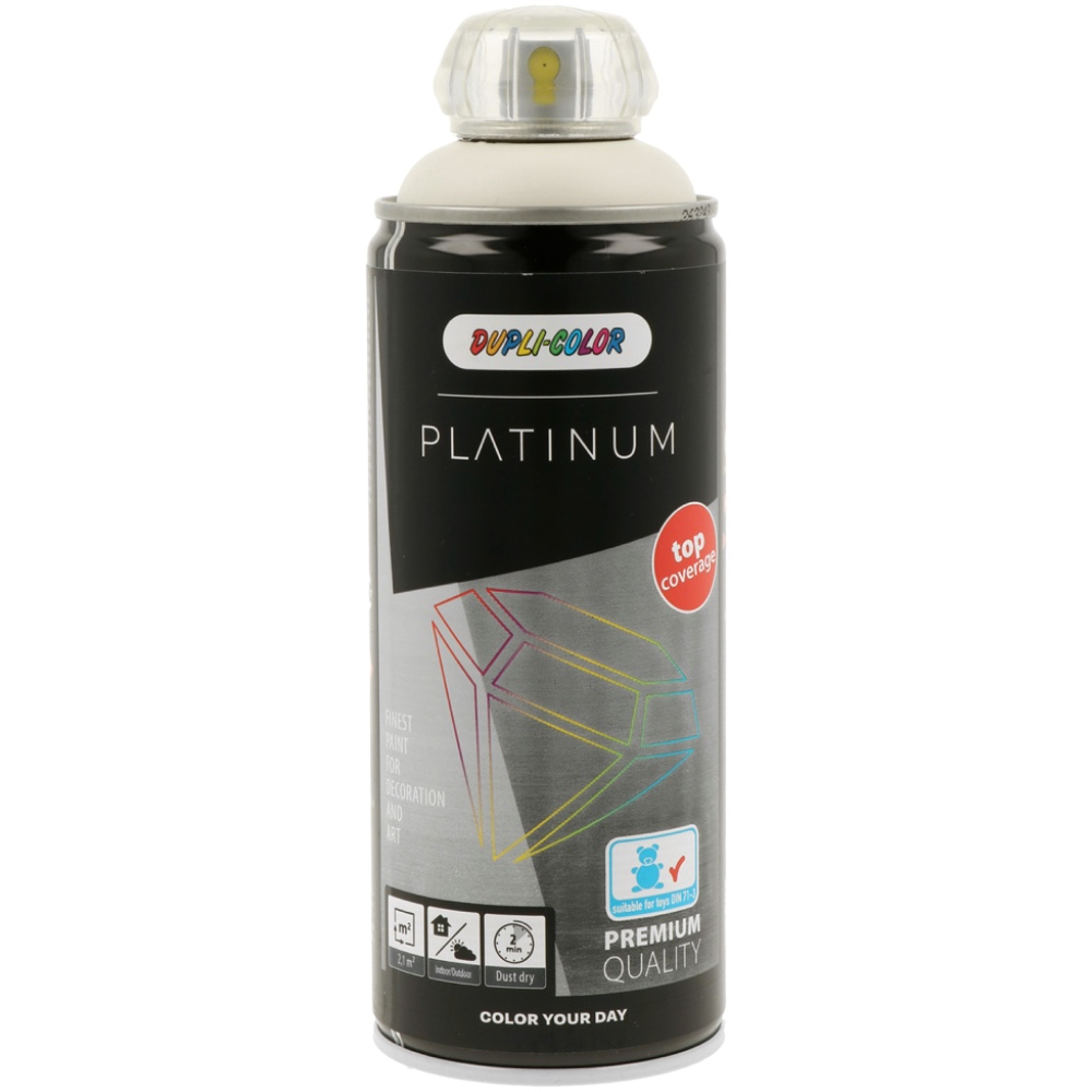 Lakier RAL9010 PLATINUM 400ml bialy polmat satyna spray Hurtownia Sklep Tarnow Lakier RAL9010 PLATINUM 400ml biały półmat satyna spray