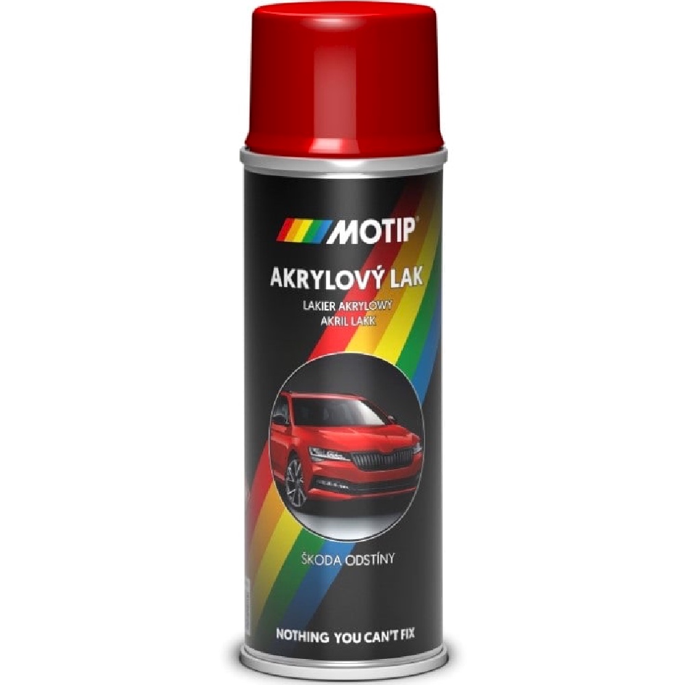 MOTIP Lakier akrylowy SKODA AC8151 czerwona corrida 200ml spray