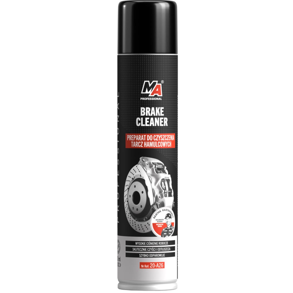 MA PROFESSIONAL Brake Cleaner 600 ml spray Preparat do Czyszczenia Tarcz Hamulcowych Hurtownia Sklep Tarnow MA PROFESSIONAL Brake Cleaner 600 ml Preparat do czyszczenia tarcz hamulcowych