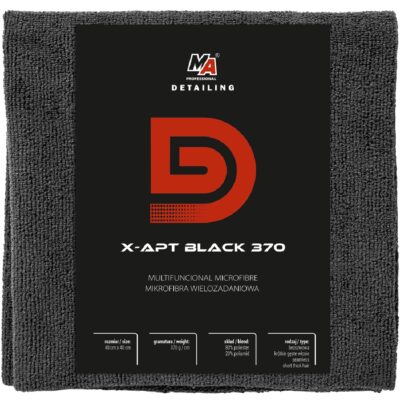 MA PROFESSIONAL DETAILING X-APT BLACK Mikrofibra 370gsm