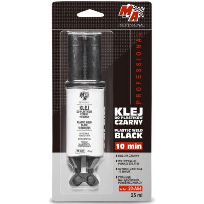 MA PROFESSIONAL Klej do plastików czarny 10 min