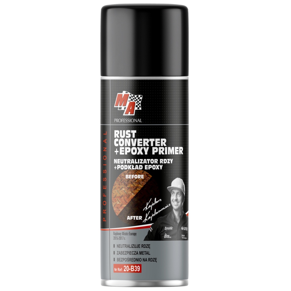 MA PROFESSIONAL Neutralizator rdzy podklad epoxy Spray 400ml Hurtownia Sklep Tarnow MA PROFESSIONAL Neutralizator rdzy + podkład epoxy Spray 400ml